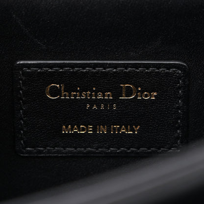 Christian Dior Lambskin Cannage My Dior Top Handle Bag Black 6 of 11