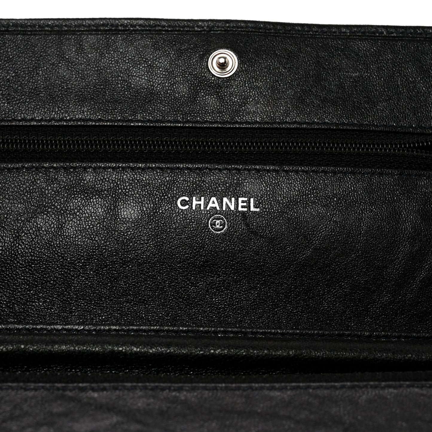 Goatskin Wallet On Chain WOC Black