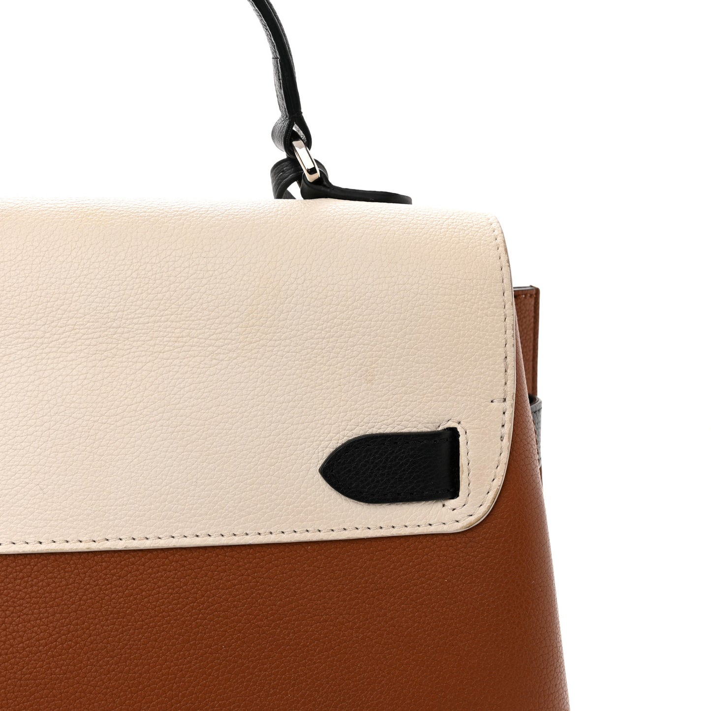 Soft Calfskin Lockme Ever BB Carmel Quartz Black