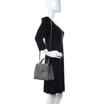 Mulberry Small Classic Grain Calfskin Mini Seaton Grey 2 of 9