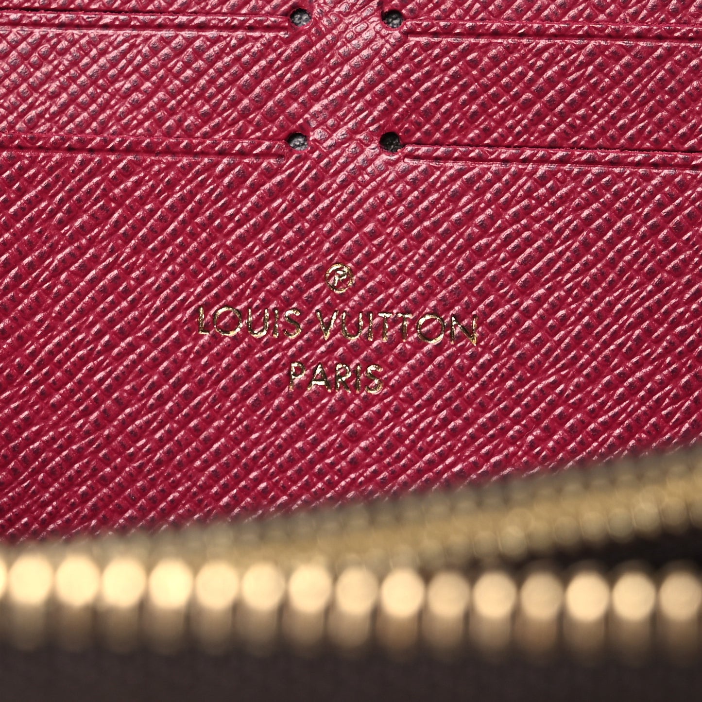 Monogram Clemence Wallet Fuchsia