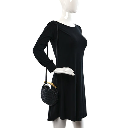 Bottega Veneta Nappa Intrecciato Mini Sardine Bag Black 2 of 9