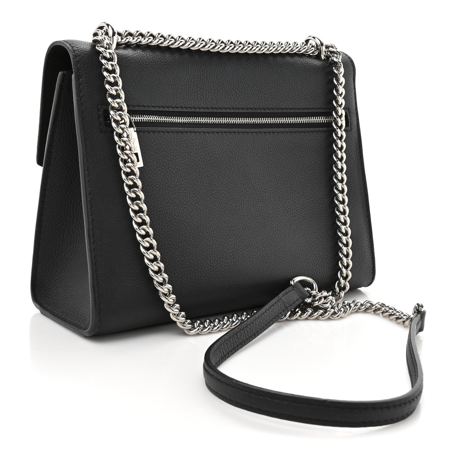 Soft Calfskin Mylockme Chain Bag BB Black