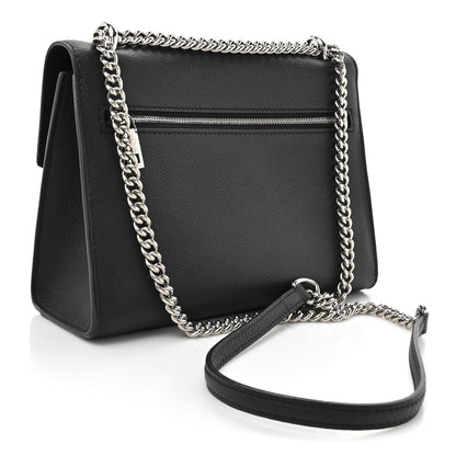 Louis Vuitton Soft Calfskin Mylockme Chain Bag BB Black 3 of 12