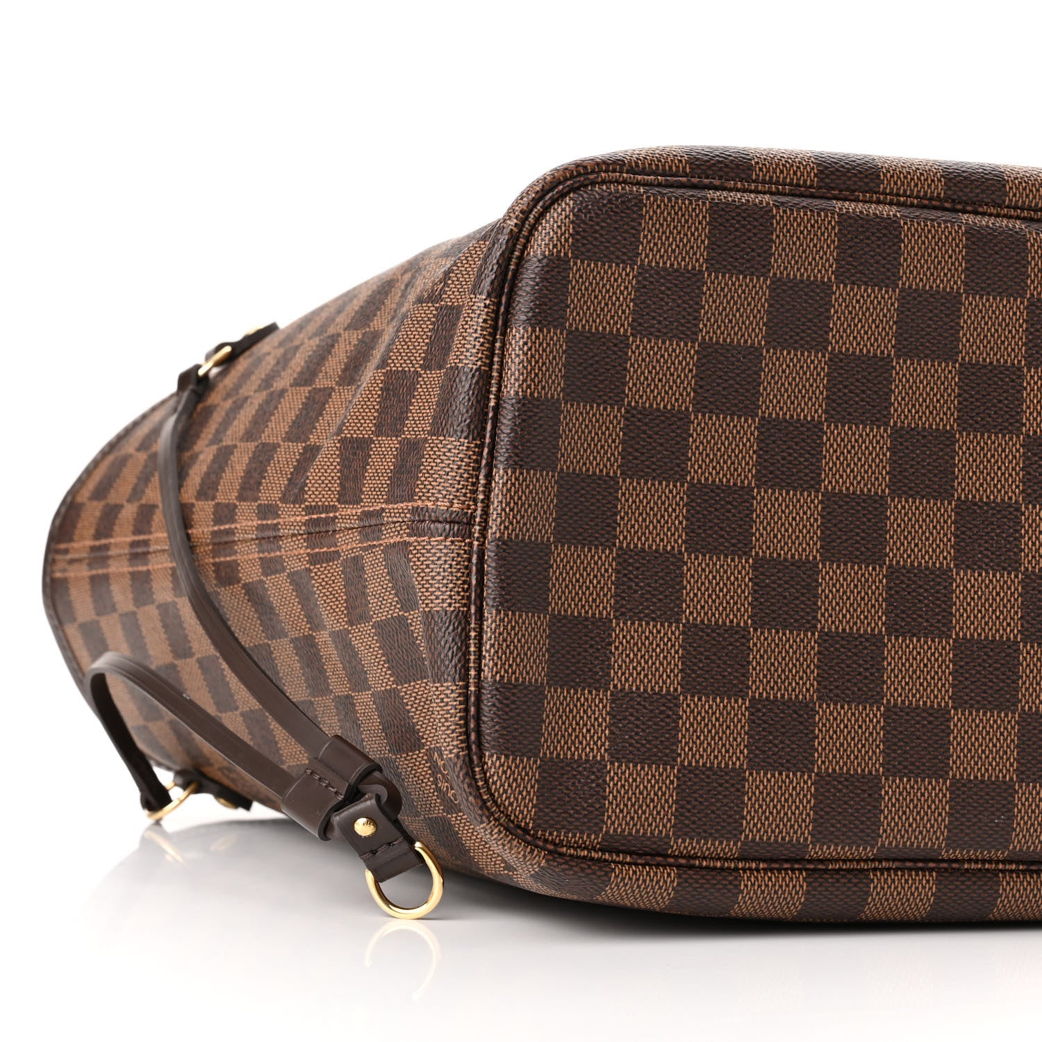 Louis Vuitton Damier Ebene Neo Neverfull MM Rose Ballerine 9 of 10