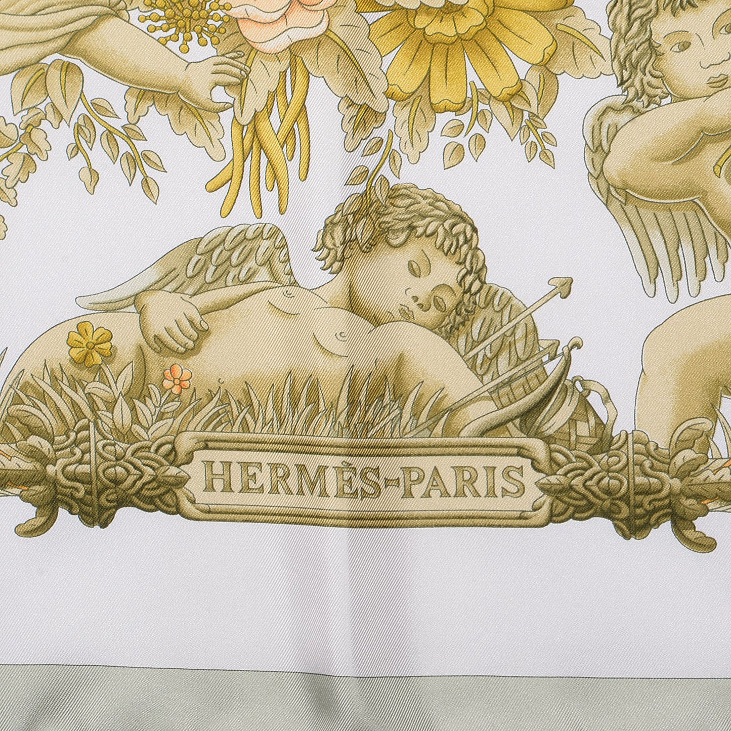 Silk Le Matin Neuf Scarf 90