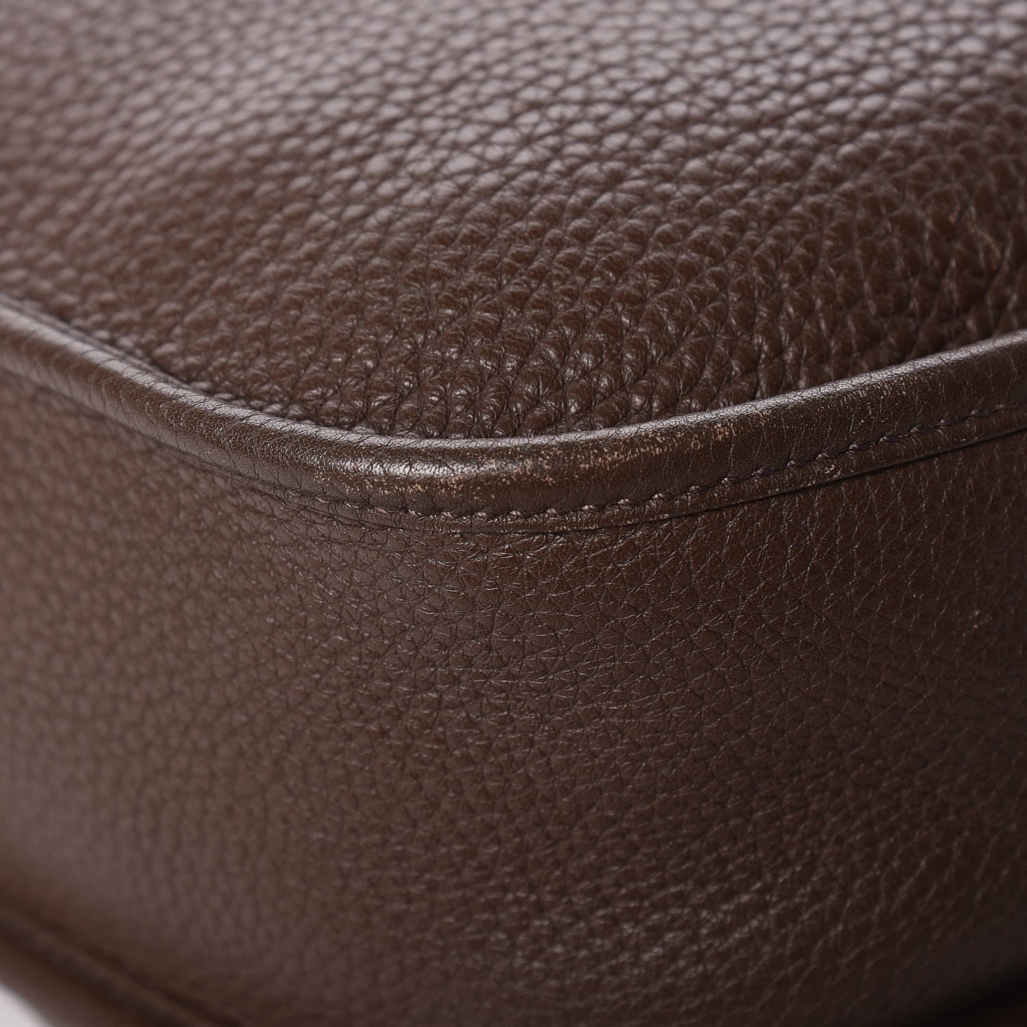 Hermes Taurillon Clemence Evelyne III GM Chocolate 8 of 11