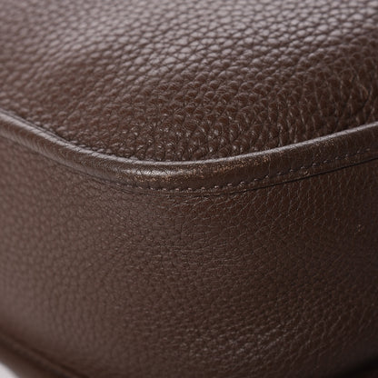 Hermes Taurillon Clemence Evelyne III GM Chocolate 8 of 11