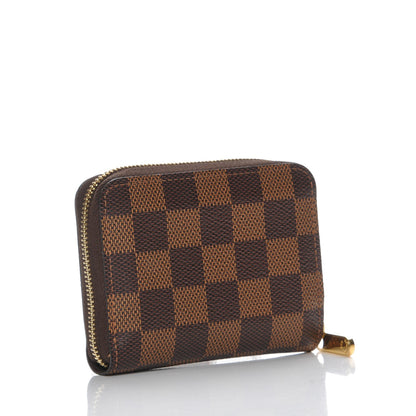 Louis Vuitton Damier Ebene Zippy Coin Purse 3 of 8