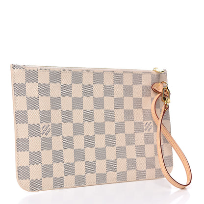 Louis Vuitton Damier Azur Neverfull MM GM Pochette 3 of 8