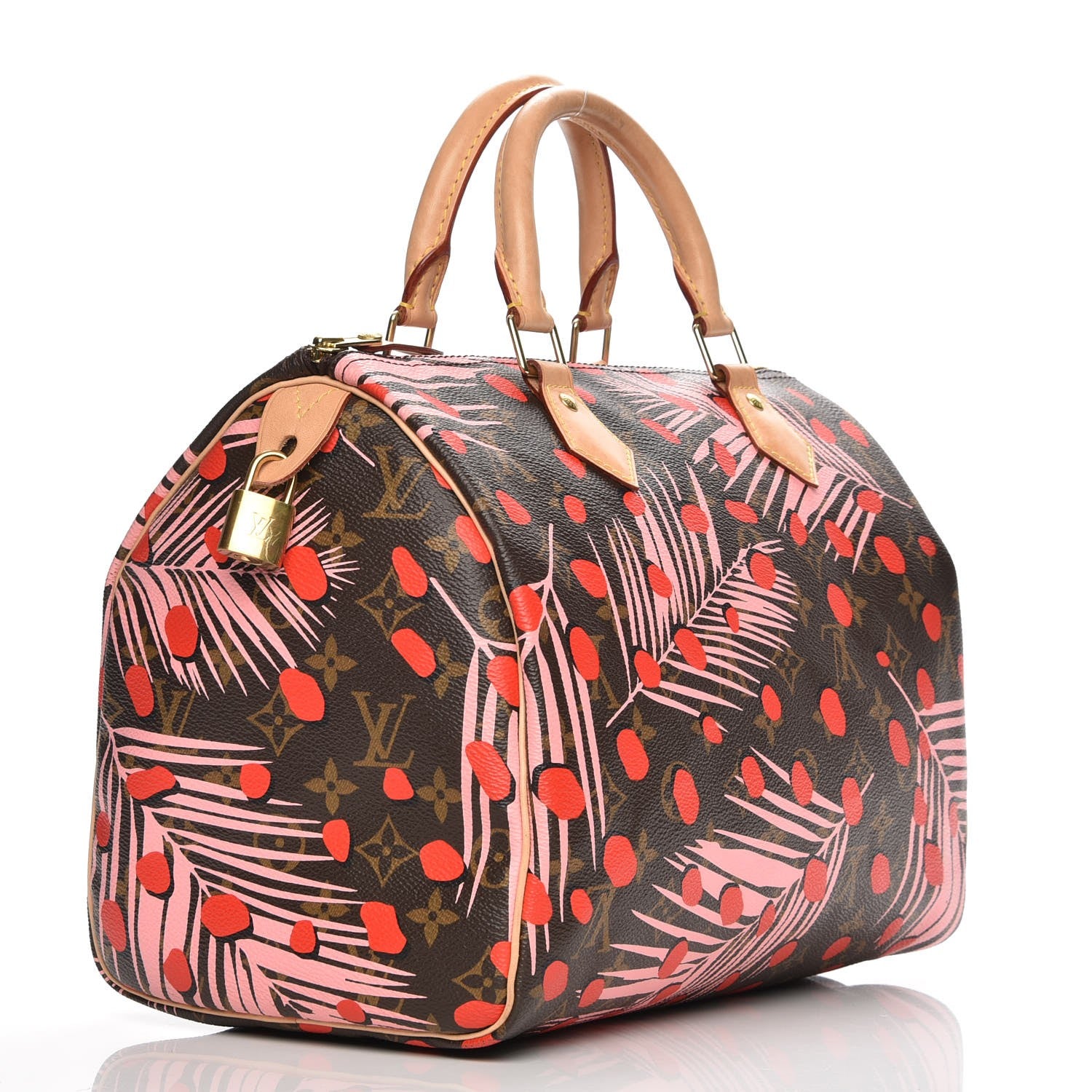 Louis Vuitton Monogram Jungle Dots Speedy 30 Sugar Pink Poppy 3 of 8