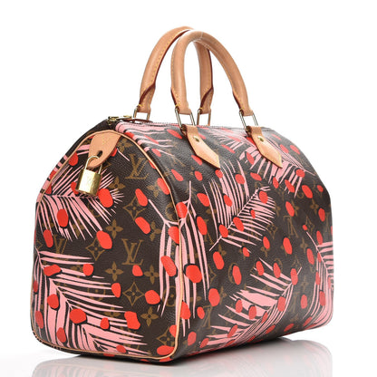 Louis Vuitton Monogram Jungle Dots Speedy 30 Sugar Pink Poppy 3 of 8