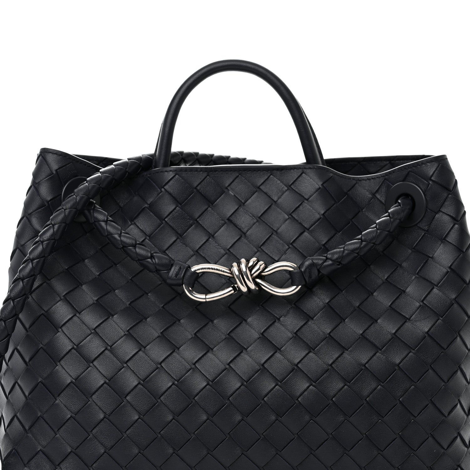 Bottega Veneta Nappa Intrecciato Medium Andiamo Shoulder Bag Space 7 of 9