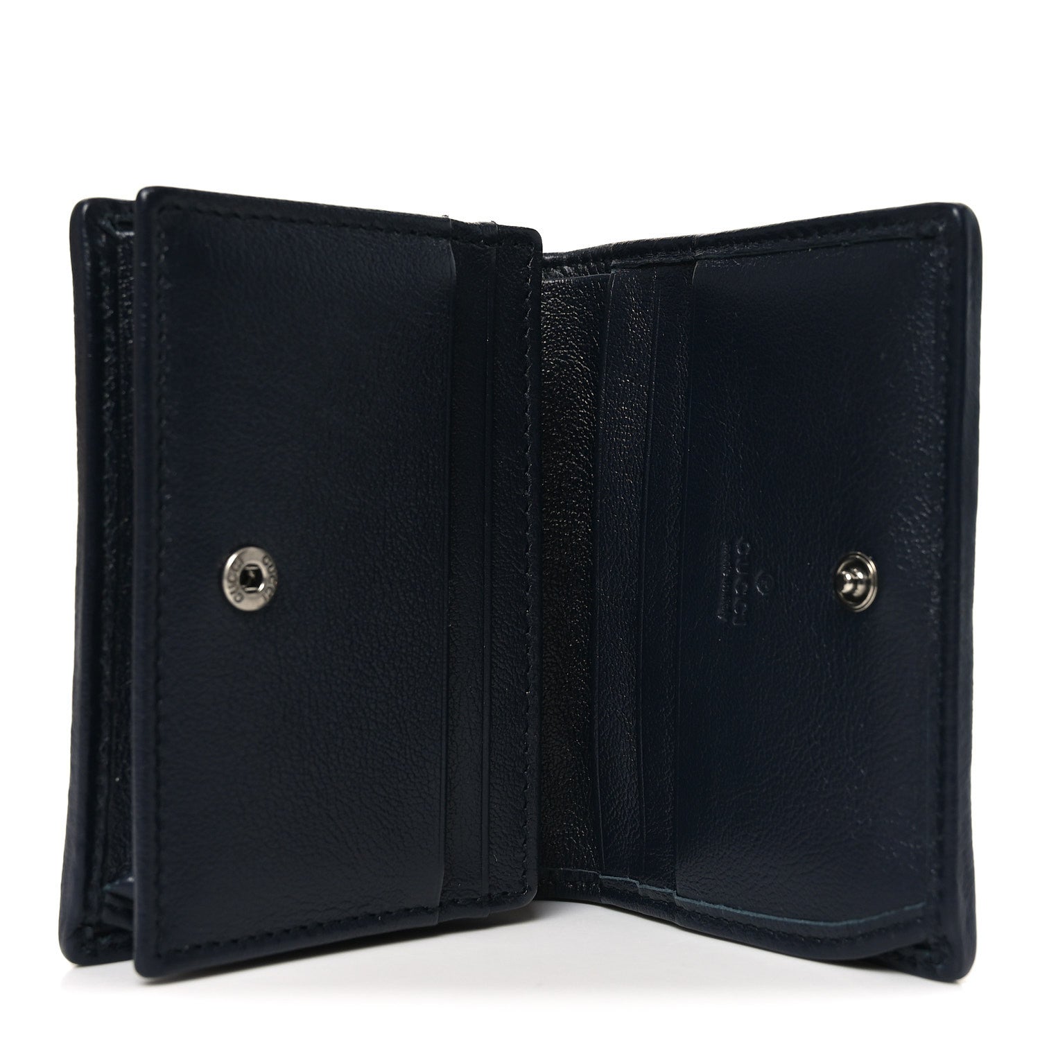 Gucci Monogram Multicolor Matelasse Diagonal GG Marmont Card Case Wallet Pink Blue 5 of 8