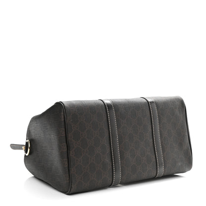 Gucci GG Supreme Monogram Medium Boston Dark Brown 4 of 10