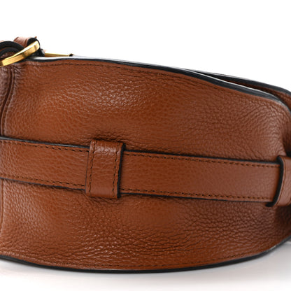 Chloe Grained Calfskin Small Marcie Saddle Bag Tan 9 of 10
