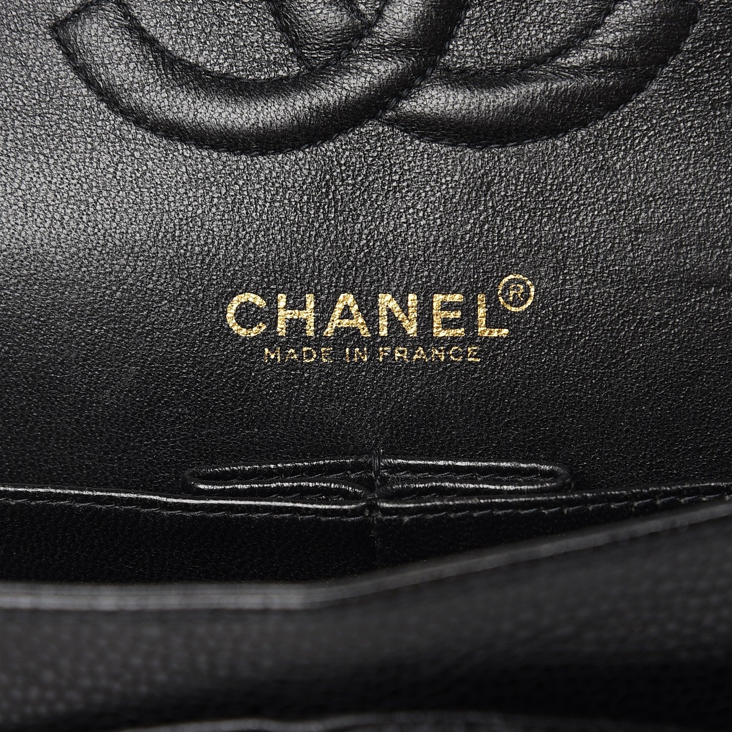 Chanel Caviar Quilted Medium Double Flap Black 7 of 10