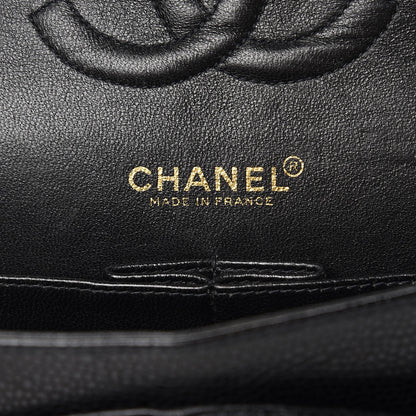 Chanel Caviar Quilted Medium Double Flap Black 7 of 10