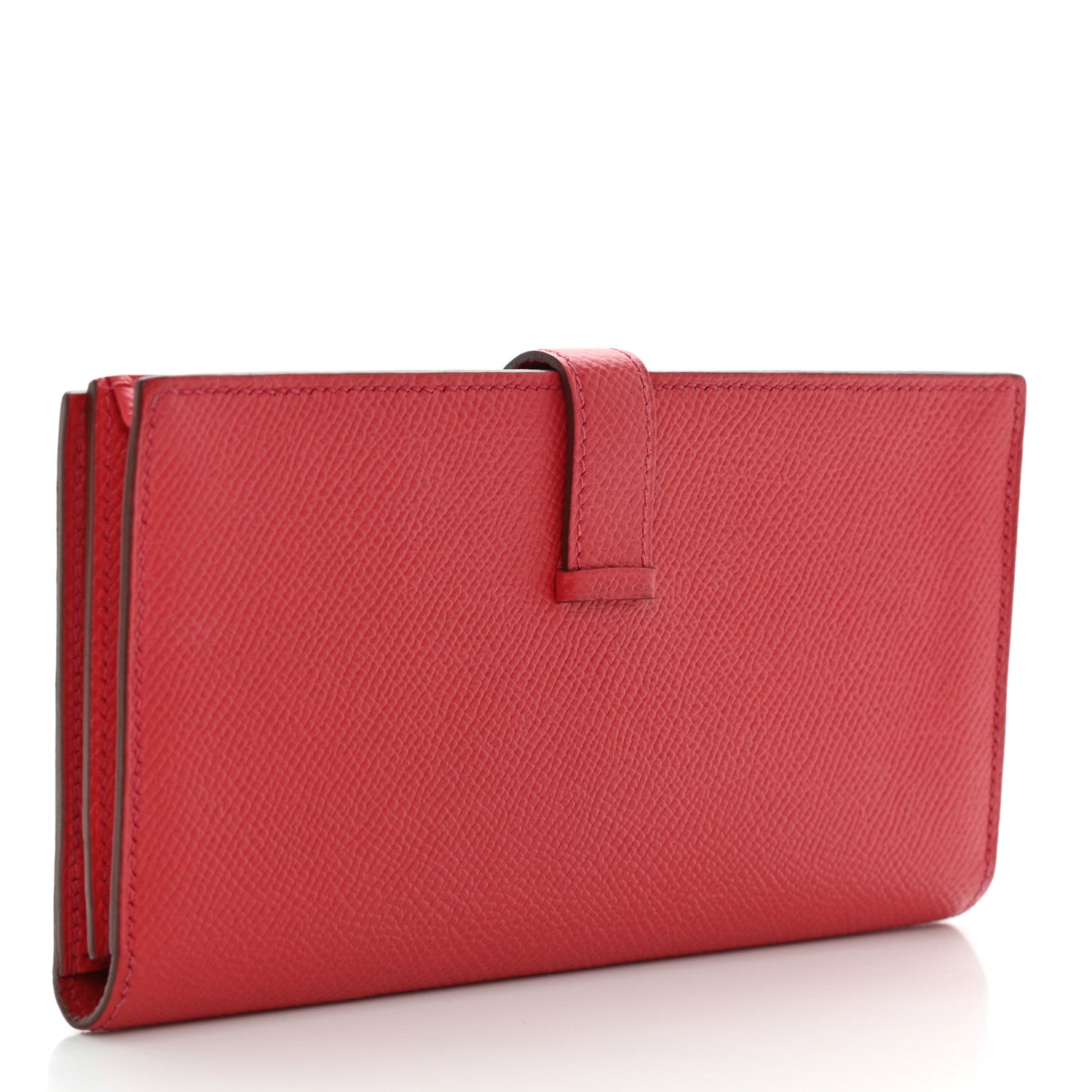 Hermes Epsom Bearn Gusset Wallet Bougainvillea 3 of 6