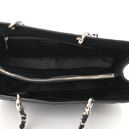 Chanel Caviar Quilted XL Grand Shopping Tote GST Black 4 of 14