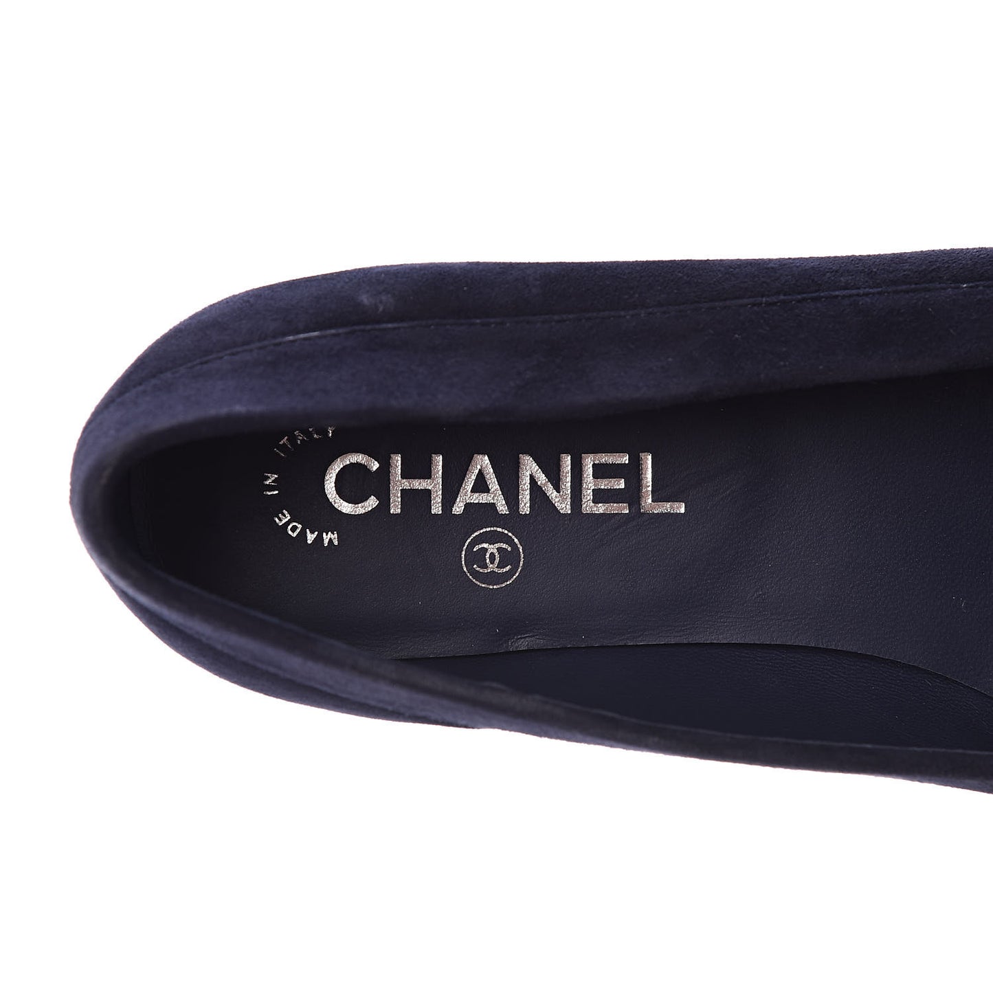 Kid Suede CC Flats 37.5 Navy
