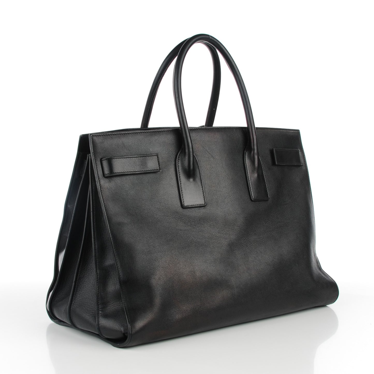 Calfskin Large Sac De Jour Carryall Black