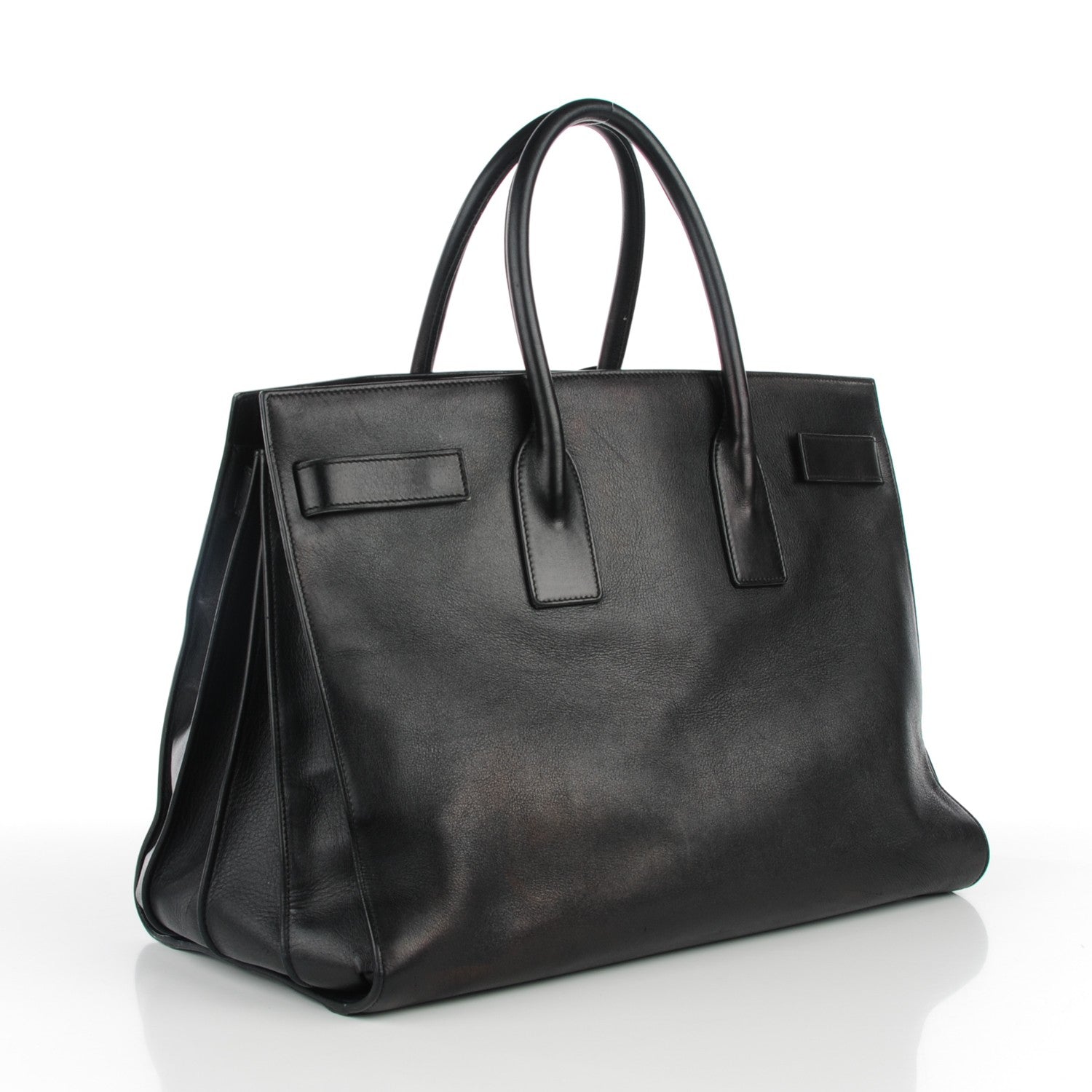 Saint Laurent Calfskin Large Sac De Jour Carryall Black 3 of 9