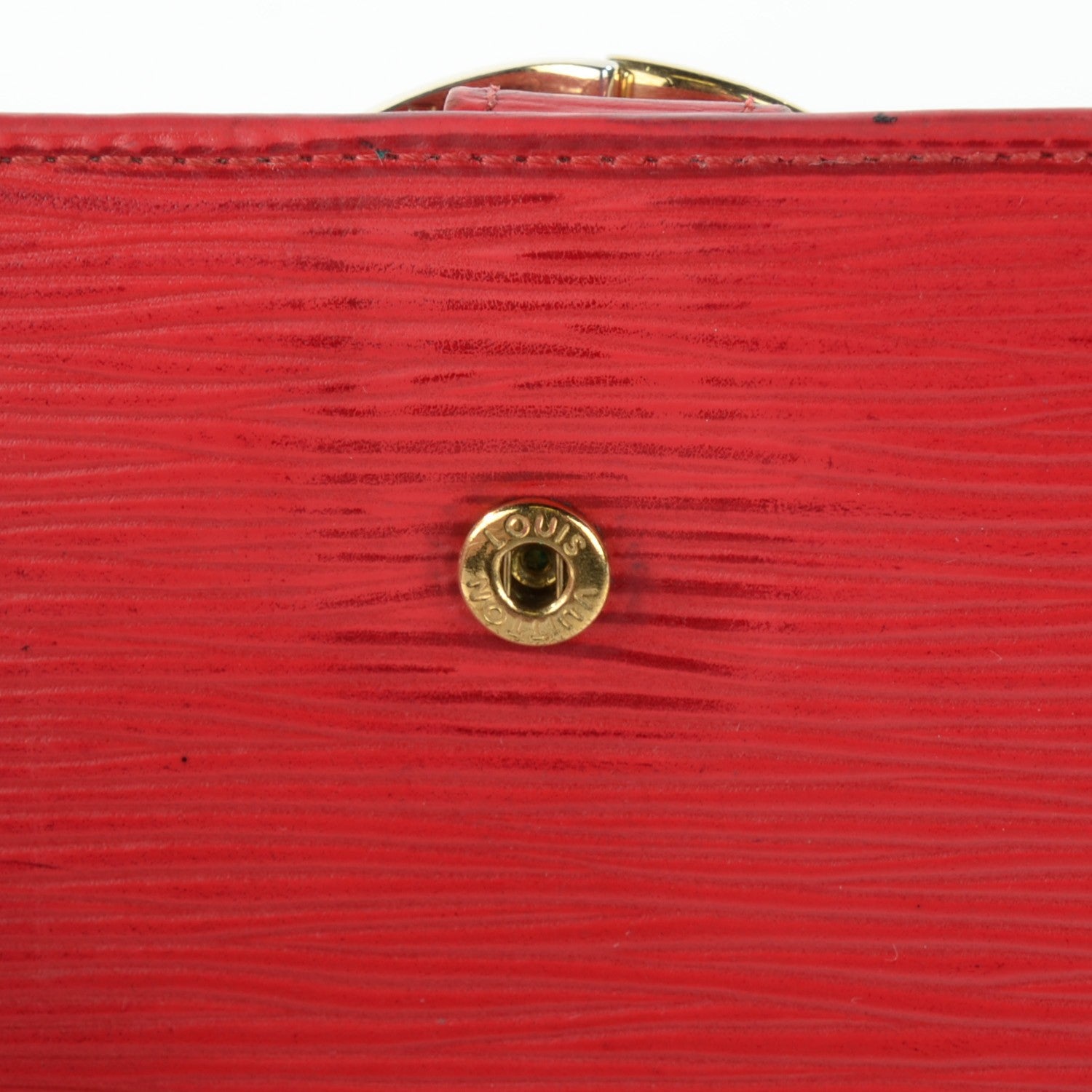 Louis Vuitton Epi French Purse Wallet Rouge 5 of 13