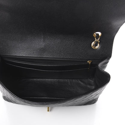 Chanel Caviar Quilted Maxi Single Flap Black 4 of 9