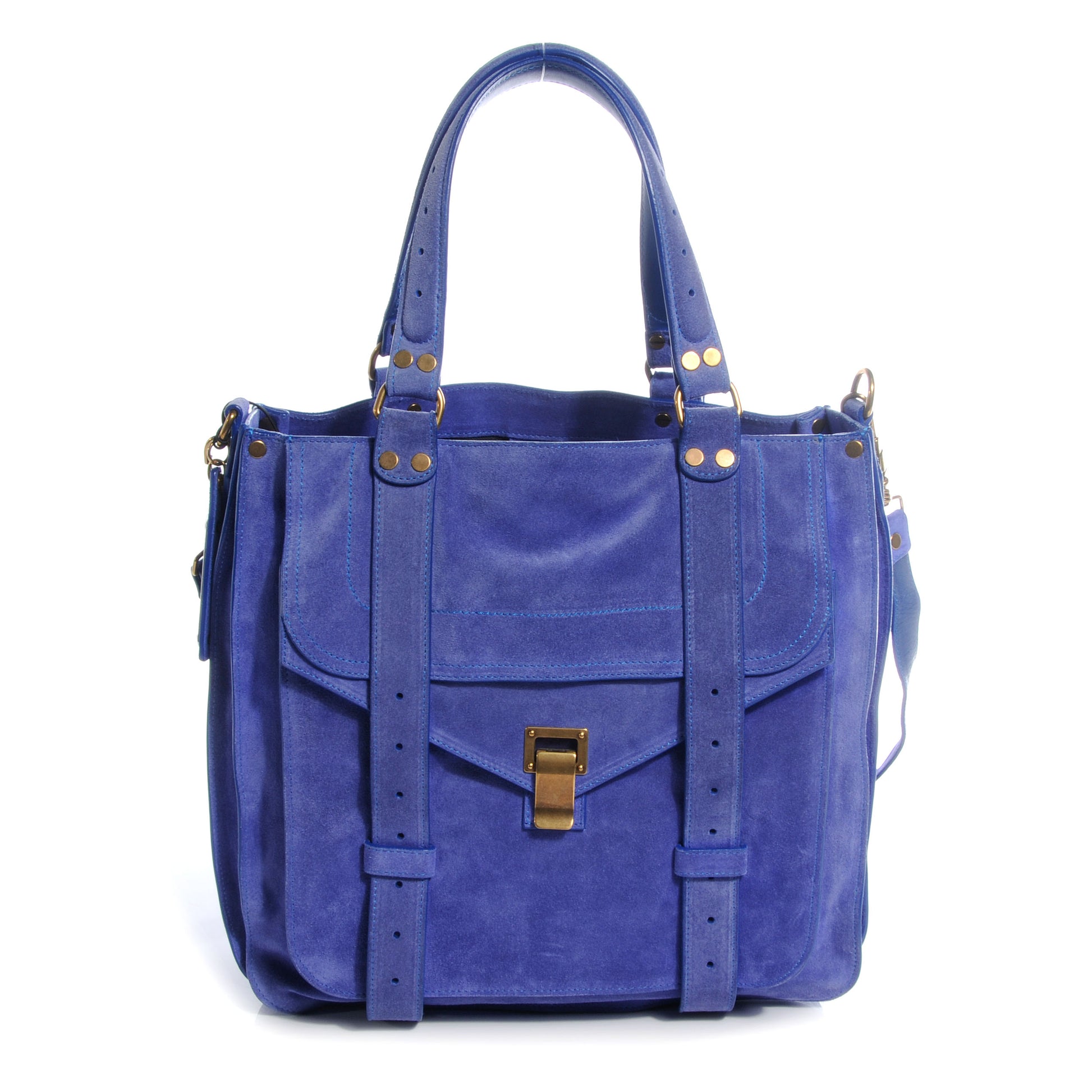 Proenza Schouler Suede PS1 Tote Cobalt 1 of 8
