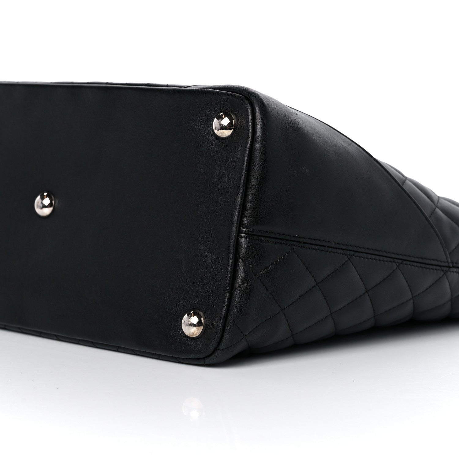 Chanel Calfskin Quilted Large Cambon Tote Black 9 of 11