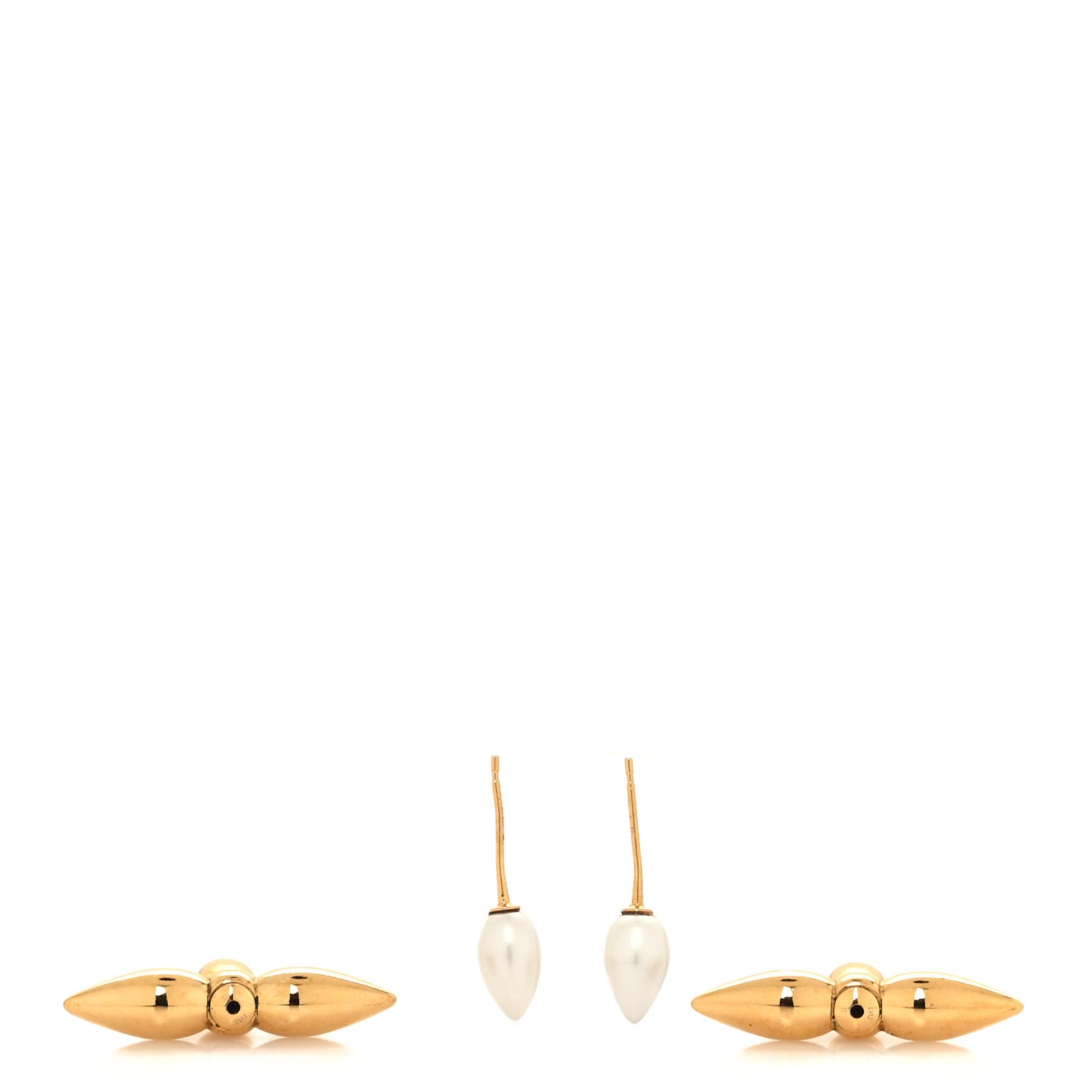Pearl Louisette By Night Earrings Gold