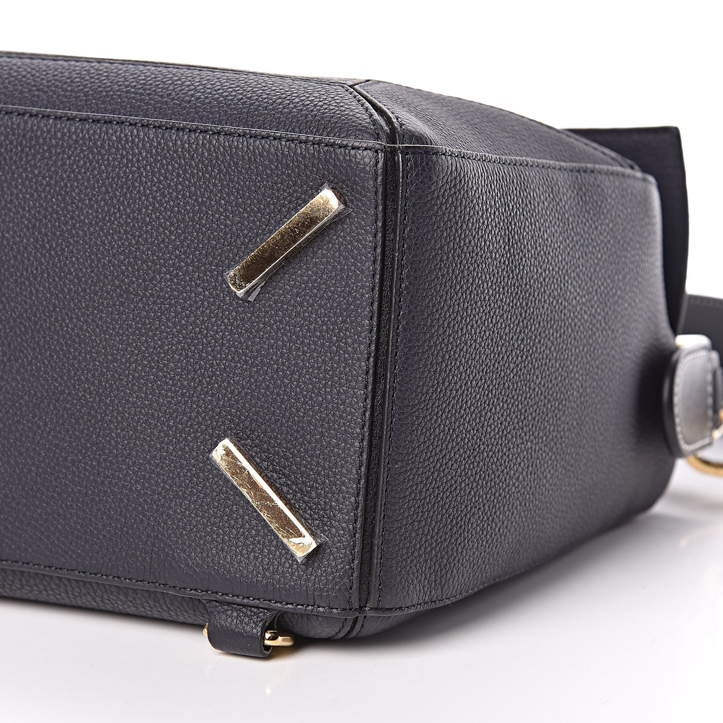Calfskin Medium Puzzle Bag Midnight Blue Black
