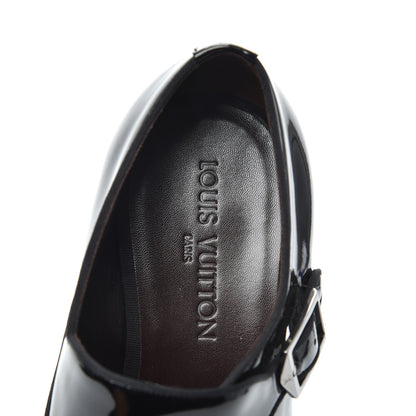 Louis Vuitton Patent Calfskin James Buckle Shoe 8.5 Black 5 of 7