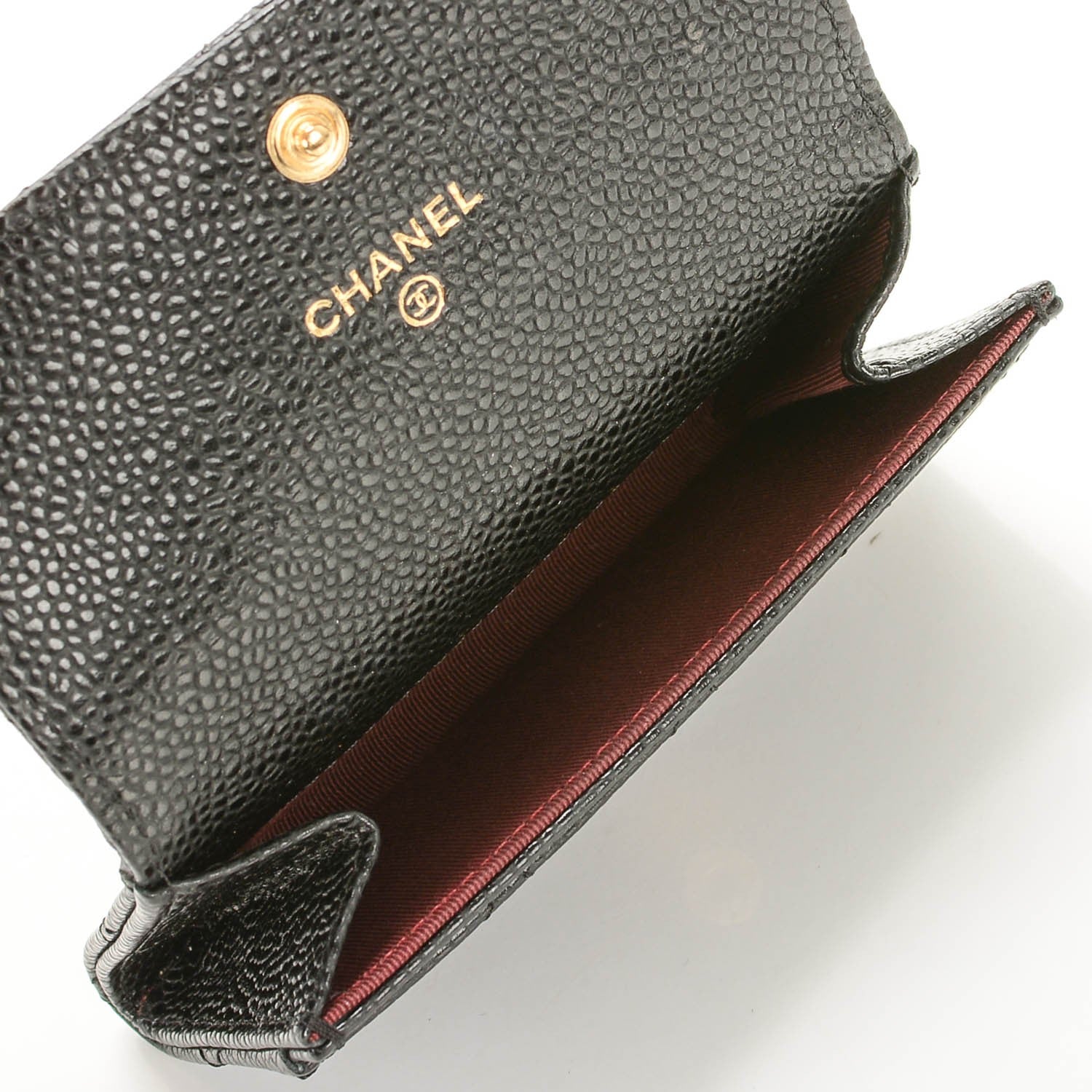 Chanel Caviar Quilted Flap Card Holder Black 6 of 8
