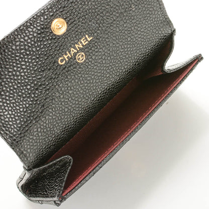 Chanel Caviar Quilted Flap Card Holder Black 6 of 8