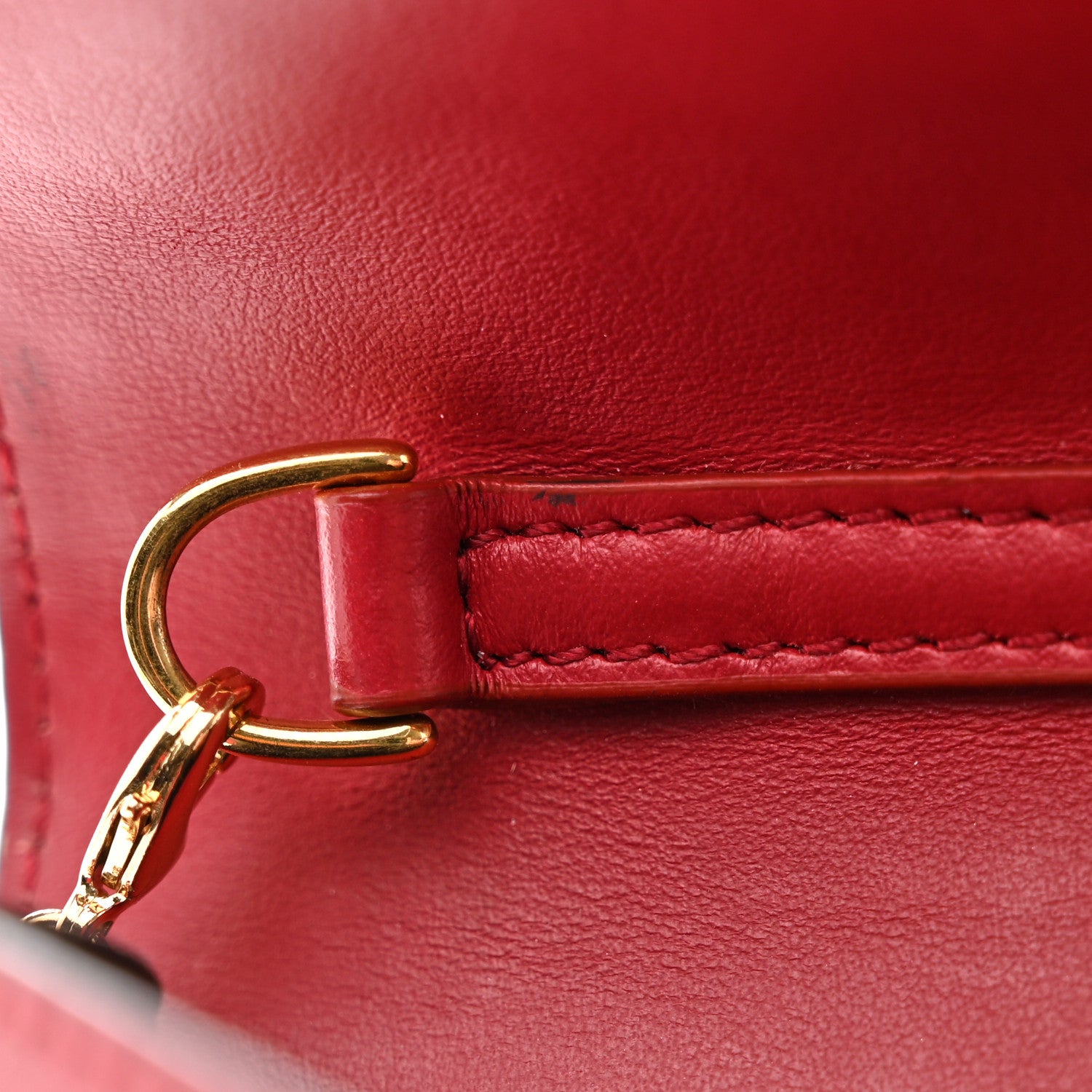 Fendi Vitello Cruise F is Fendi Bi-Color FF 1974 Embossed Envelope Belt Bag Maya Black Fragola 13 of 14