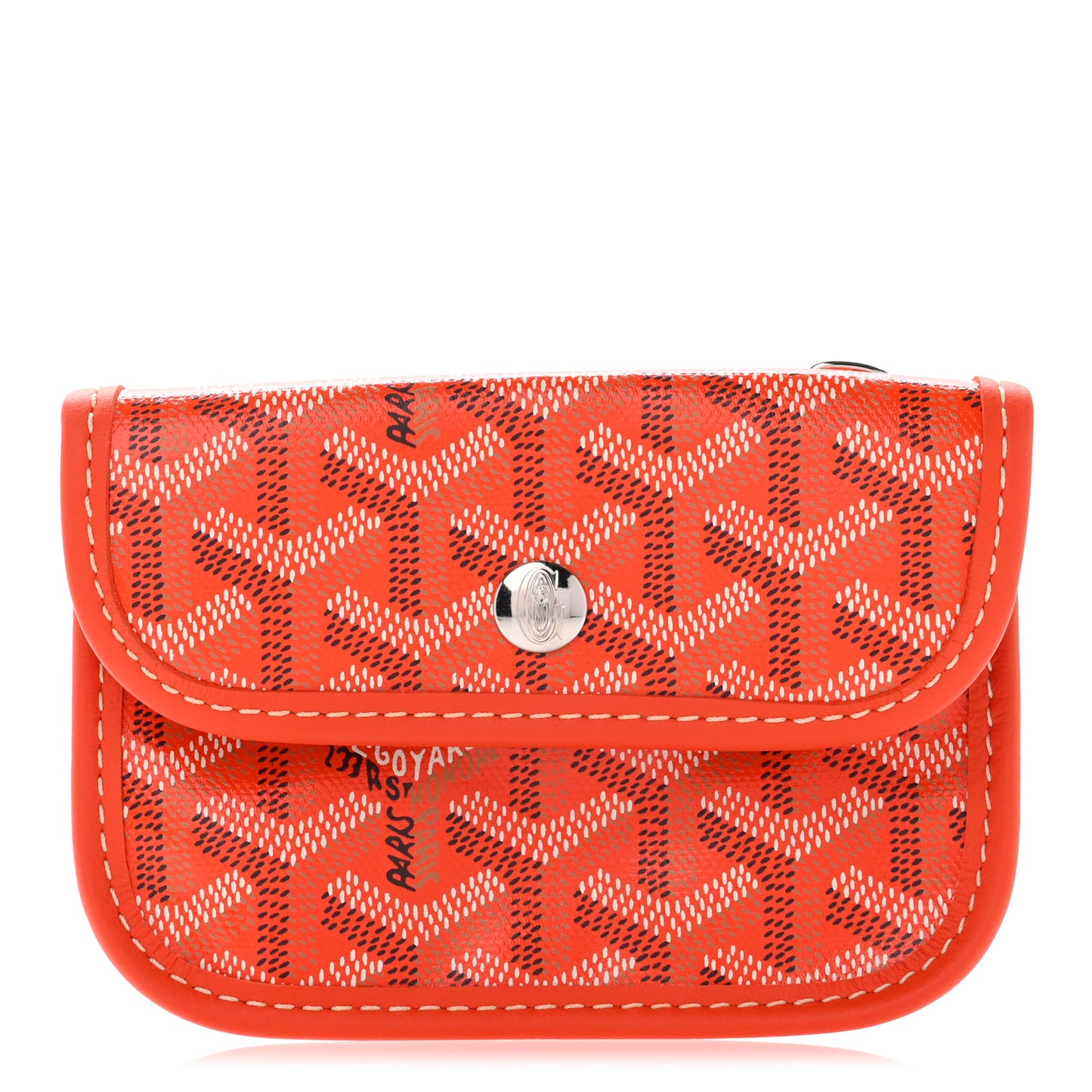 Goyardine Mini Anjou Pouch Orange