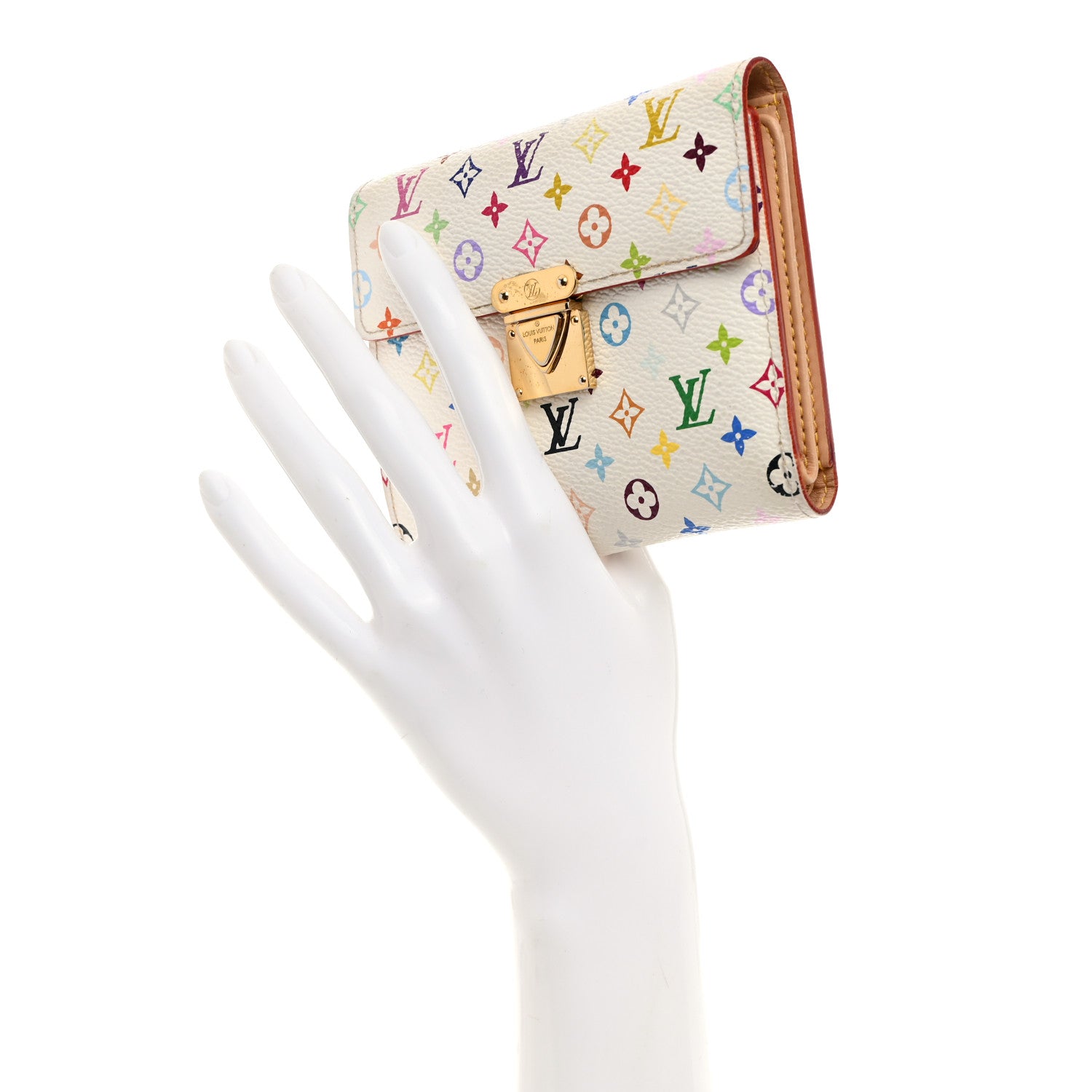 Louis Vuitton Monogram Multicolor Koala Wallet White 2 of 9