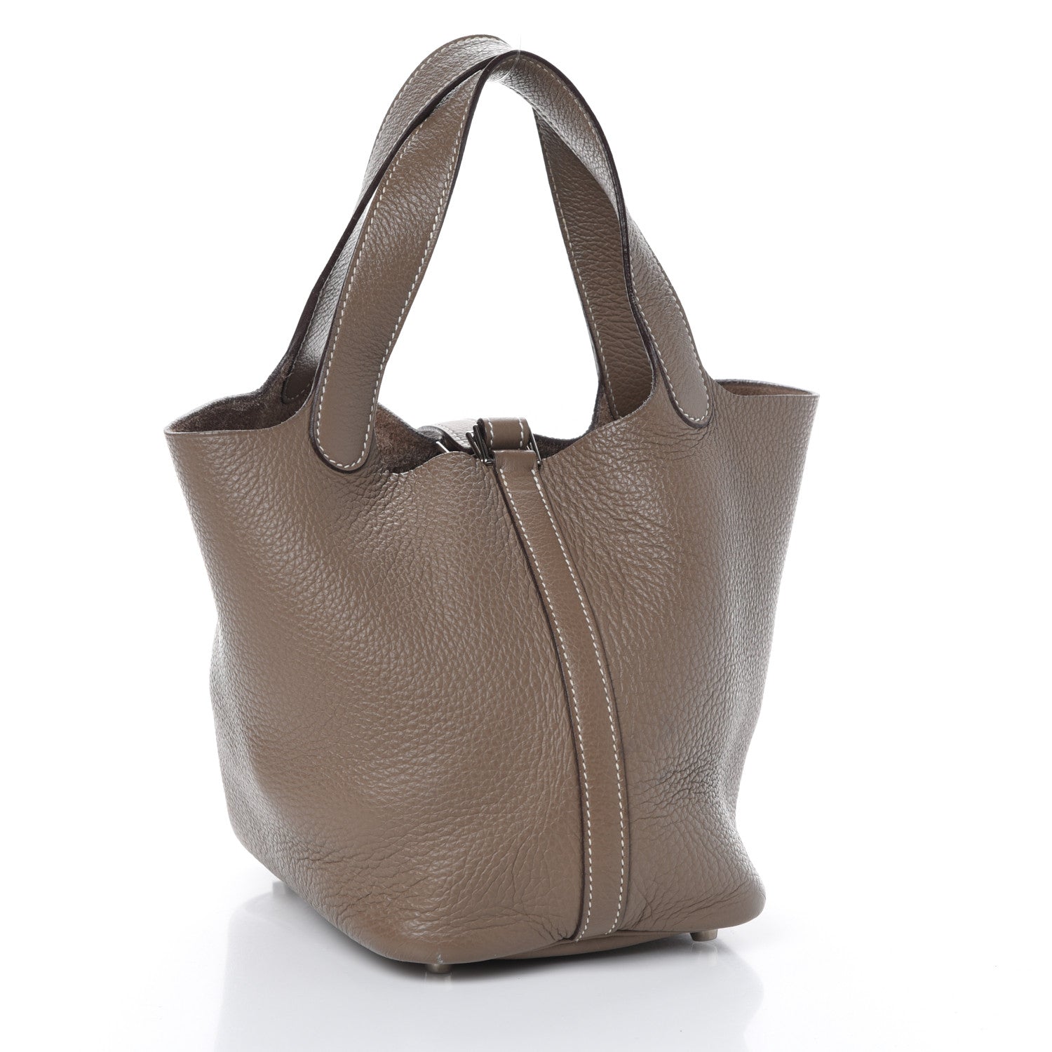 Hermes Taurillon Clemence Picotin 18 PM Etoupe 4 of 14