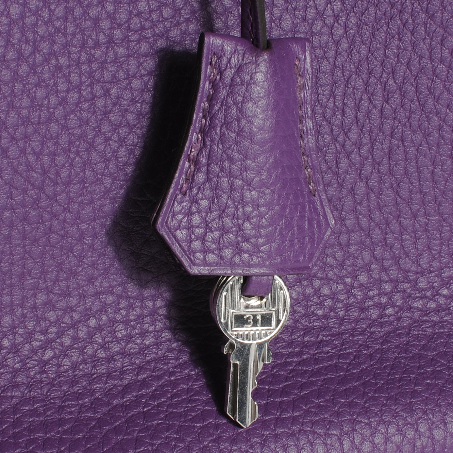 Taurillon Clemence Birkin 35 Ultraviolet