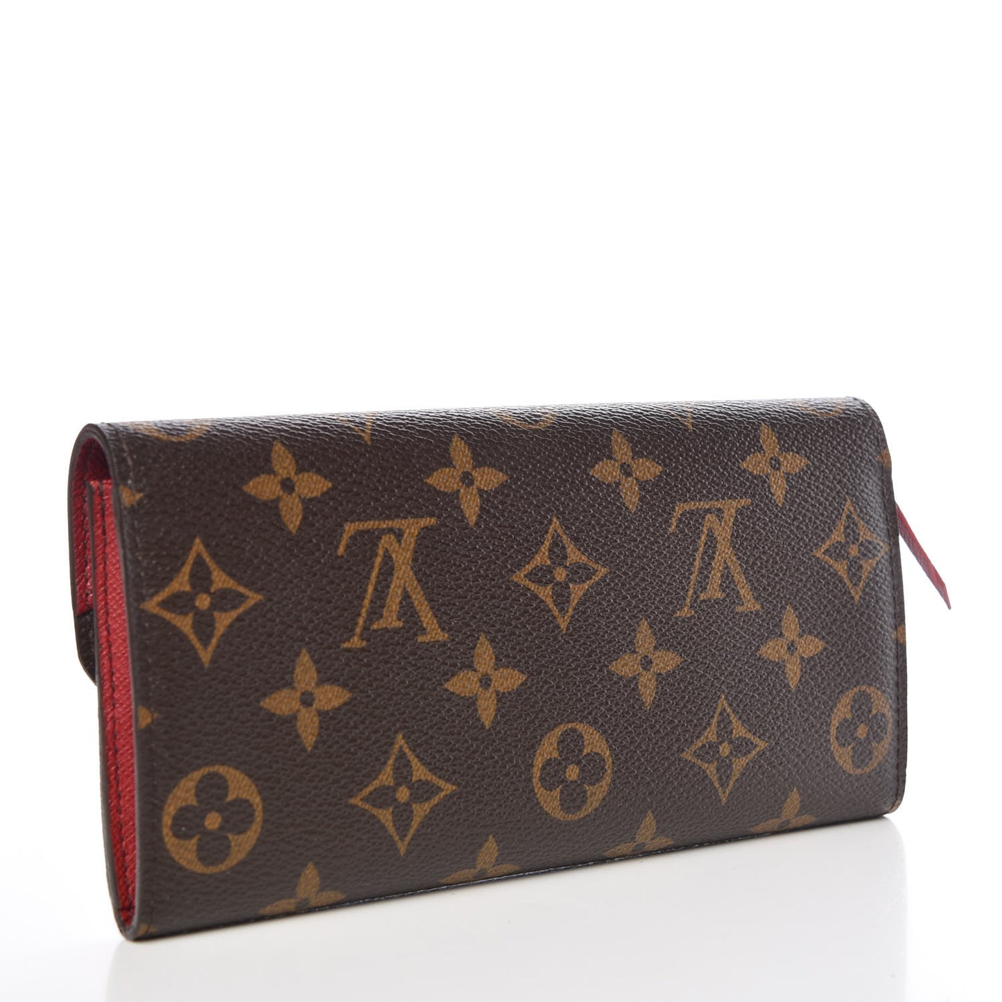 Monogram Emilie Wallet Red