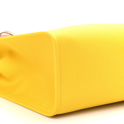 Hermes Military Vache Hunter Toile Herbag Zip 31 Natural Jaune De Naples 9 of 10