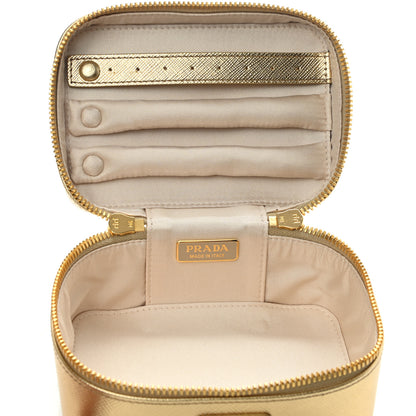 Prada Saffiano Beauty Case Platino 4 of 7