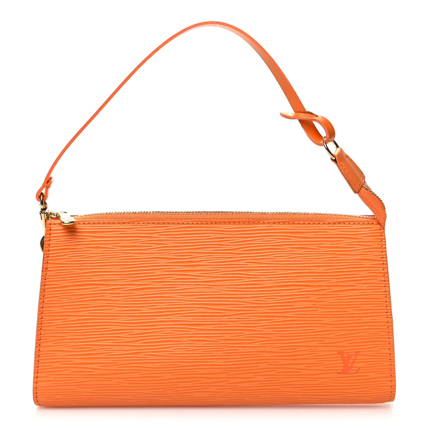 Epi Pochette Accessories 24 Mandarin