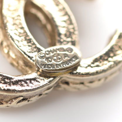 Chanel Braided CC Earrings Gold 4 of 4