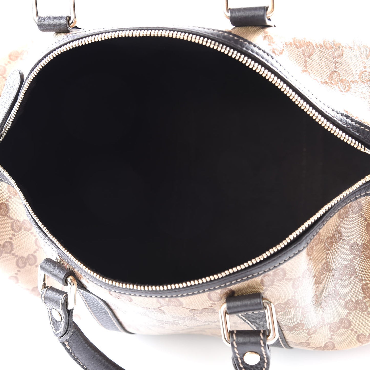 Crystal Monogram Medium Joy Boston Dark Brown
