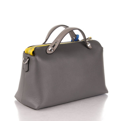 Fendi Vitello Dolce 5 Color Medium By The Way Multicolor Boston Grey 3 of 7