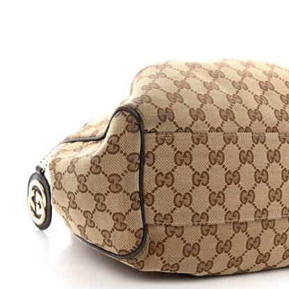 Gucci Monogram Medium Sukey Tote Dark Brown 9 of 15