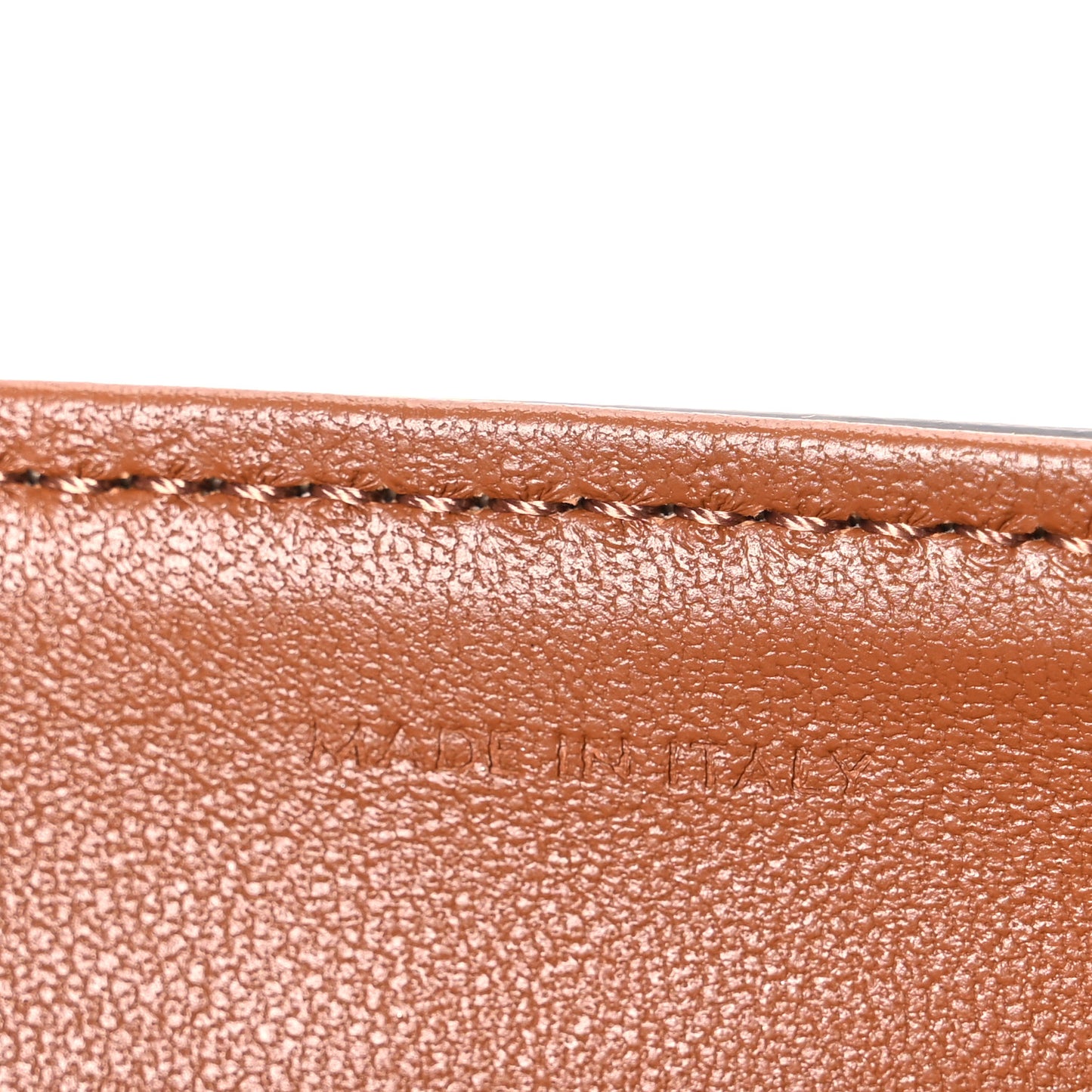 Calfskin Triomphe Canvas Teen Triomphe Bag Tan